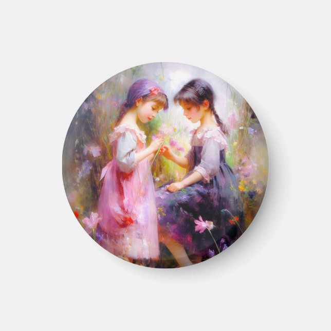 Íman Amigos e Flores (Frente)