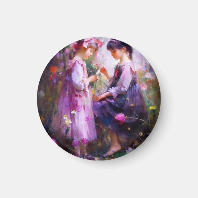 Íman Amigos e Flores 2 (Frente)