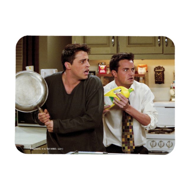 Íman AMIGOS™ | Joey & Chandler Assustados (Horizontal)