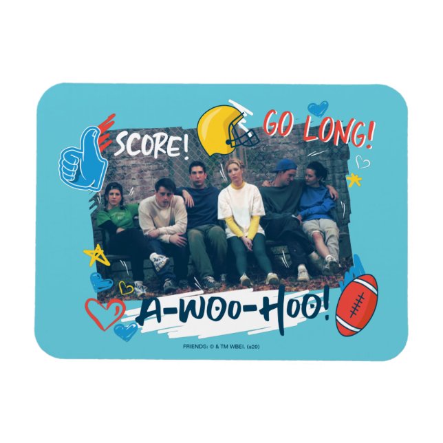 Íman AMIGOS™| Jogo de futebol (Horizontal)