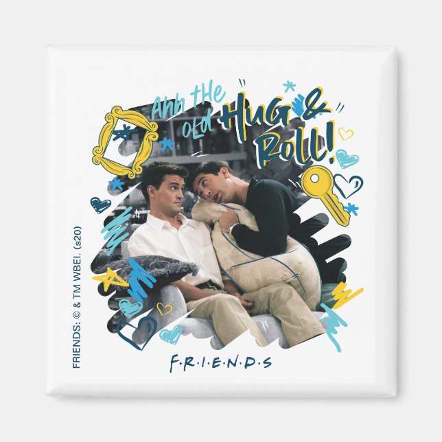 Íman AMIGOS™ | O Velho Hug & Roll (Frente)