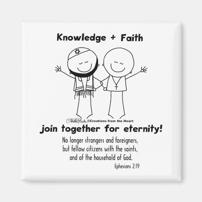 Íman Amigos para a Eternidade (Frente)