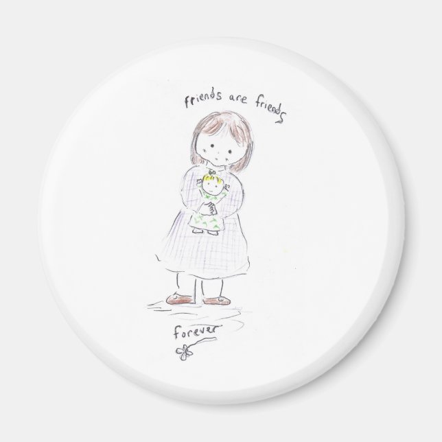 Íman Amigos para sempre (Frente)