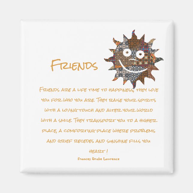 Íman Amigos são Magnetos (Frente)