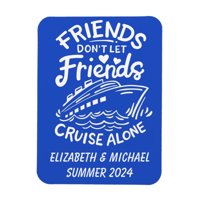 Íman Amigos Trip Cruise Cabine de Cruzeiro (Vertical)