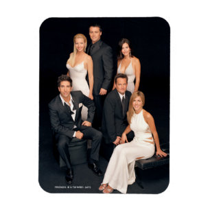 Íman AMIGOS™  Visto Formal Preto e Branco