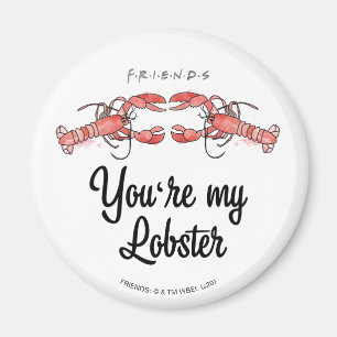 Íman AMIGOS™ Você é a minha citação de Lobster Waterc