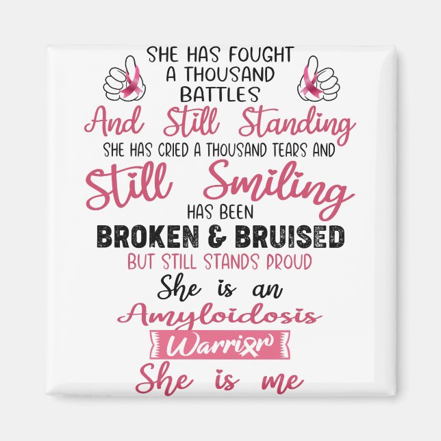 Íman Amiloidose Apoio à Sensibilização Amiloidose Prese (Frente)