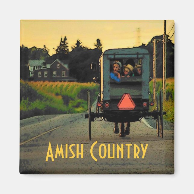 Íman Amish Country Magnet (Frente)