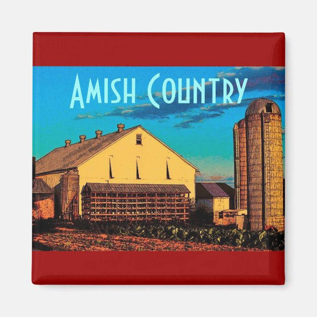 Íman Amish Country Magnet (Frente)