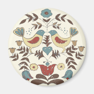 Íman Amish Hex Sinal Bird Americana da Pensilvânia Hola