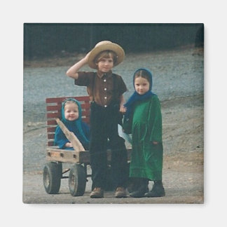 Íman Amish Kids Lancaster County PA Magnet