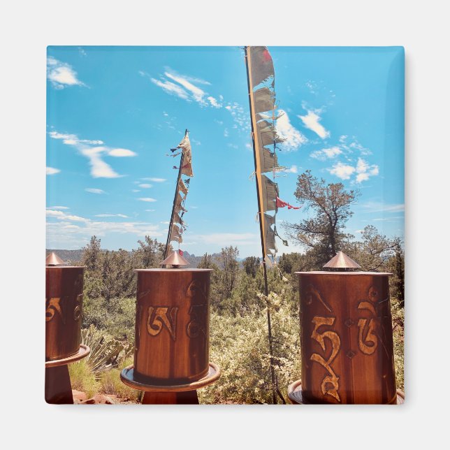 Íman Amitabha Stupa and Peace Park Sedona Photo Magnet (Frente)