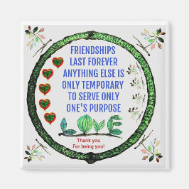 Íman Amizade Magnet para manter amigos juntos!