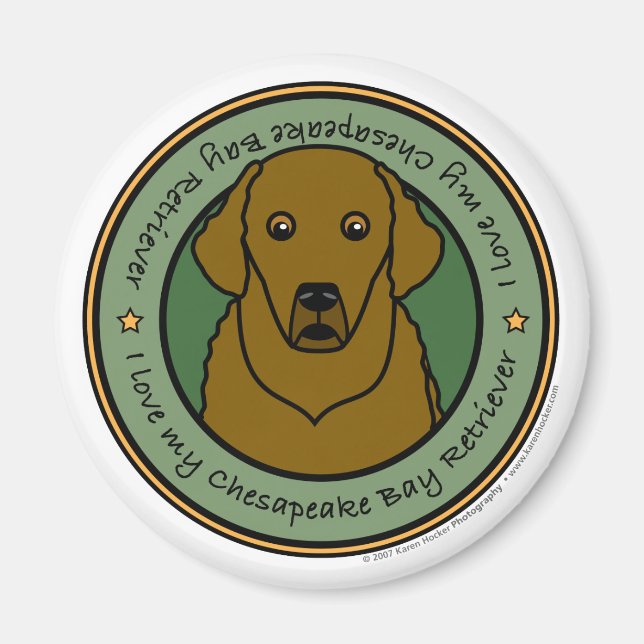 Íman Amo Meu Chesapeake (Frente)