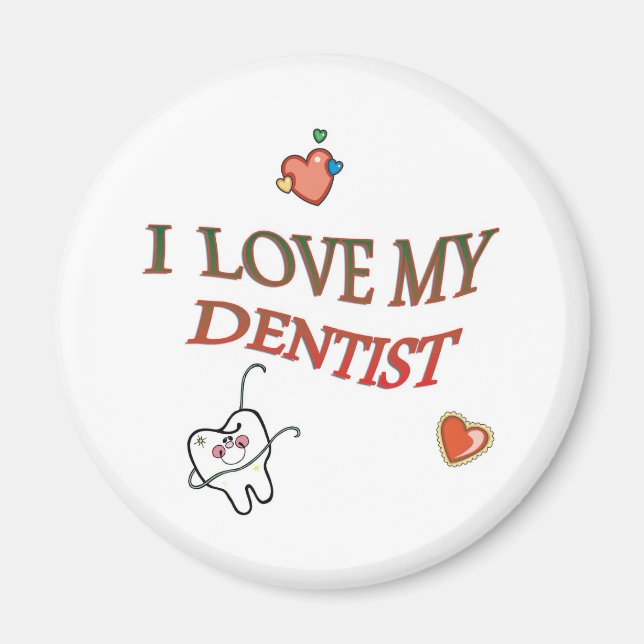 Íman Amo Meu Dentista (Frente)