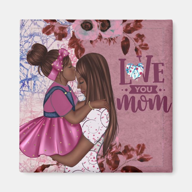 Íman Amo-Te Mãe E Dia de as mães Filho (Frente)