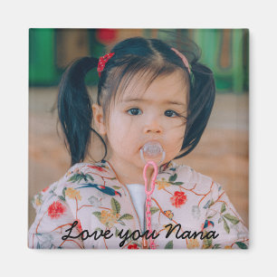 Íman Amo-Te Nana Fotografia Magnet