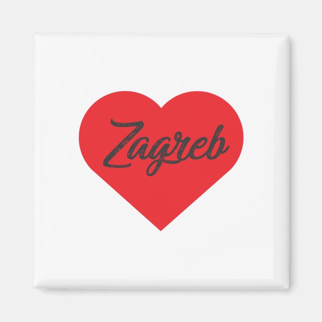 Íman Amo Zagreb - Croácia (Frente)