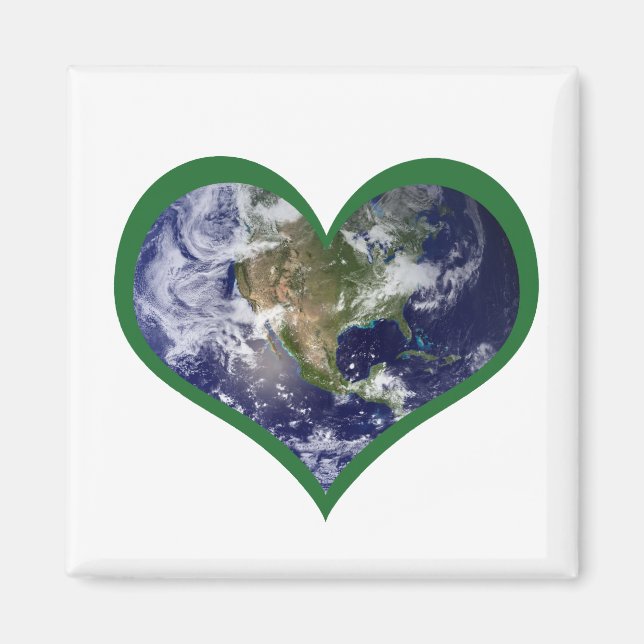 Íman Amor à Terra (Verde) (Frente)