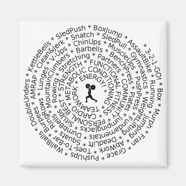 Íman AMOR AO TRABALHO - Design de inspiração cruzada (Frente)