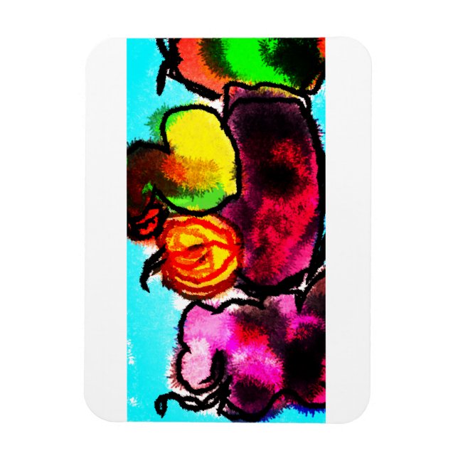 Íman Amor brilhante de outono (Vertical)
