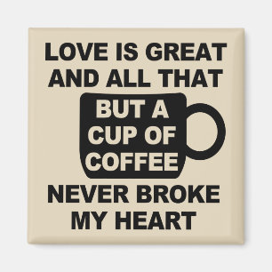 Íman Amor Café Pausa Meu Coração