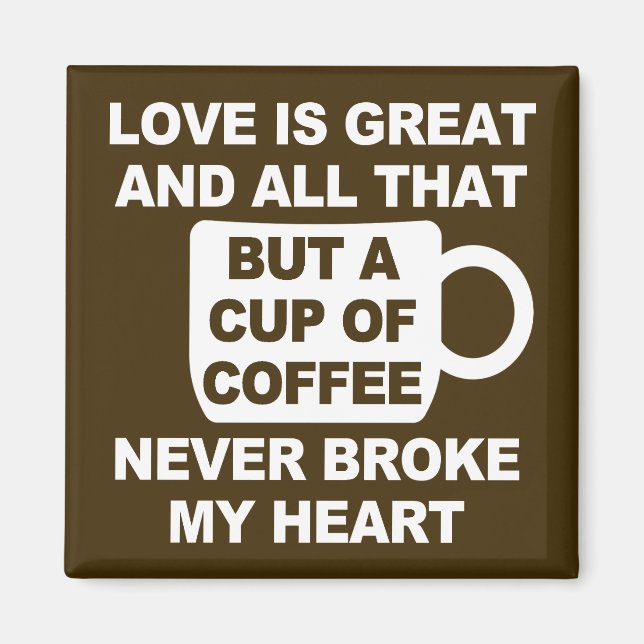Íman Amor Café Pausa Meu Coração (Frente)