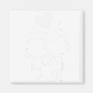 Íman Amor Casal Love Casal - Dia dos Namorados Espanhol