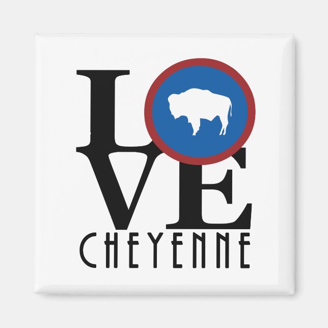 Íman AMOR Cheyenne Wyoming (Frente)