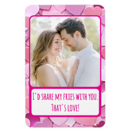 Íman Amor Confetti Coração Compartilha Minhas Fries Fle