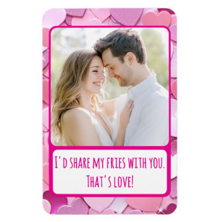 Íman Amor Confetti Coração Compartilha Minhas Fries Fle