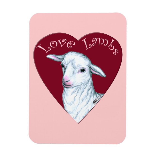 Íman Amor Cordeiros (Vertical)