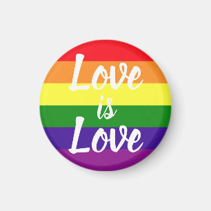 Íman Amor Cores Arco-Íris Orgulho LGBTQ