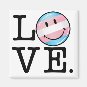 Íman Amor da bandeira do orgulho do Transgender