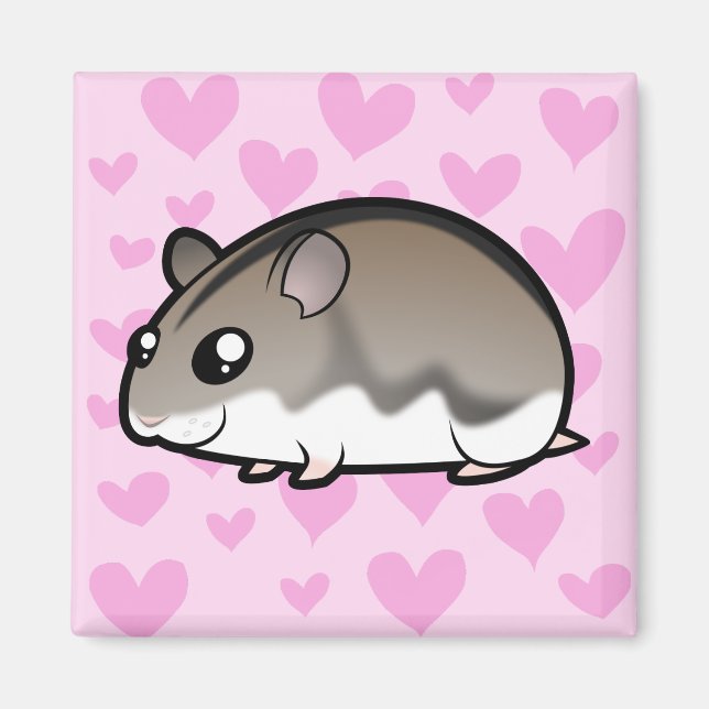 Íman Amor de Hamster Anão (Frente)