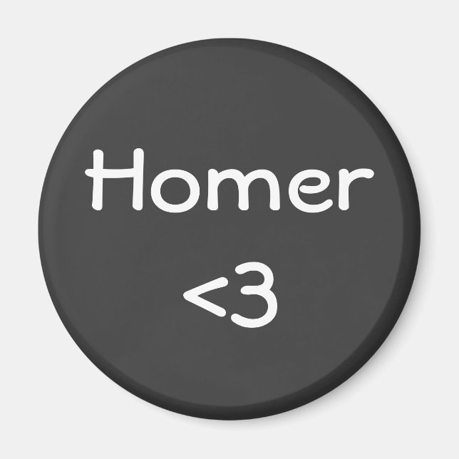 Íman Amor de Homer (Frente)