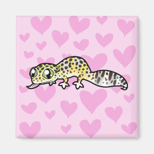 Íman Amor de Lagartixa Leopardo