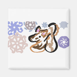 Íman Amor de lobo no inverno