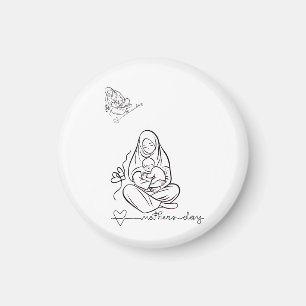 Íman Amor de Mãe Design Bonito