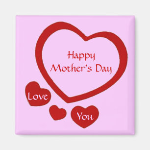 Íman Amor Dia de as mães Magnet