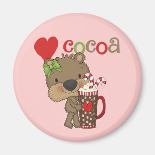 Íman Amor do cacau do urso da menina