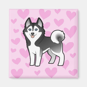 Íman Amor do rouco Siberian/Malamute do Alasca