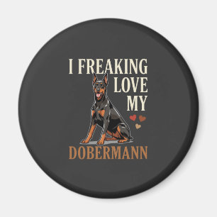 Íman Amor Dobermann Amante de Cachorro