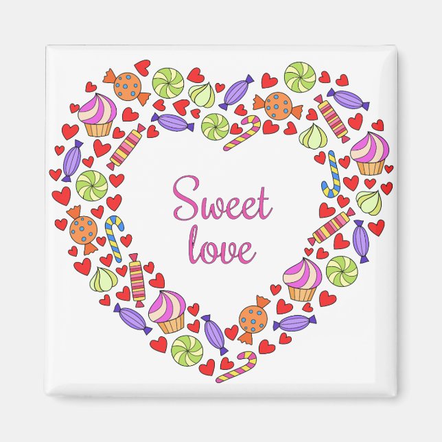 Íman Amor doce (Frente)