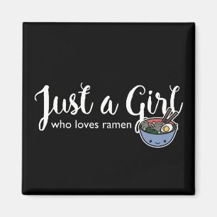 Íman Amor dos Ramen apenas um ímã dos macarronetes da