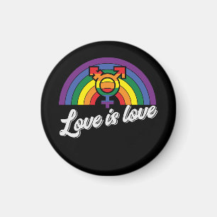 Íman Amor É Amor LGBTQ Ganhos de Amor Orgulho
