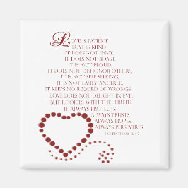 Íman Amor é amor paciente é tipo 1 Corinthians 13: 4-7