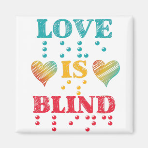 Íman Amor é Cego Corações em Braille