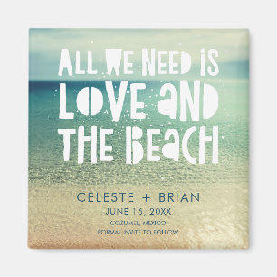 Íman Amor e o Casamento na Praia Salve a Data